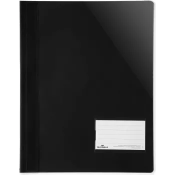 DURABLE raporttikansio A4+ merkintäikkunalla 90x57 mm, läpinäkyvä, 25 kpl:n pakkaus 269001