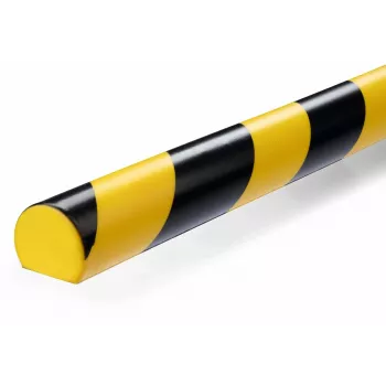 Durable S32R lattiakaapelisilta, PVC, musta/keltainen, pyöristetty, 1000 mm
