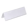 DURABLE VISIFIX® pöytänimikyltti pöytäteline 61/122x210 mm, läpinäkyvä PVC, 25 kpl:n pakkaus (805219)