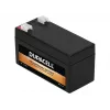 Duracell DR1.3-12 12V 1.3Ah VRLA-akku – huoltovapaa AGM ladattava