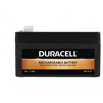 Duracell DR1.3-12 12V 1.3Ah VRLA-akku – huoltovapaa AGM ladattava