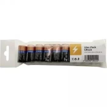 Duracell Ultra CR123A litiumparisto 3V, 10 kpl:n pakkaus (DL123A) B123DMULTI10