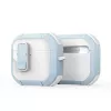 Dux Ducis AirPods 4 PECP Series PC+TPU -kotelo koukulla valkoinen sininen