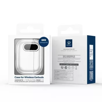 Dux Ducis Apple AirPods 4 PECL Series PC+TPU kansi koukulla musta kirkas