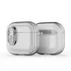 Dux Ducis Apple AirPods 4 PECL Series PC+TPU -kotelo koukulla harmaa