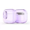 Dux Ducis Apple AirPods 4 PECL Series PC+TPU-kotelo koukulla violetti