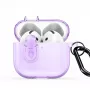 Dux Ducis Apple AirPods 4 PECL Series PC+TPU-kotelo koukulla violetti
