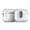 Dux Ducis Apple AirPods Pro 3 PECL Series PC+TPU -kotelo koukulla musta läpinäkyvä