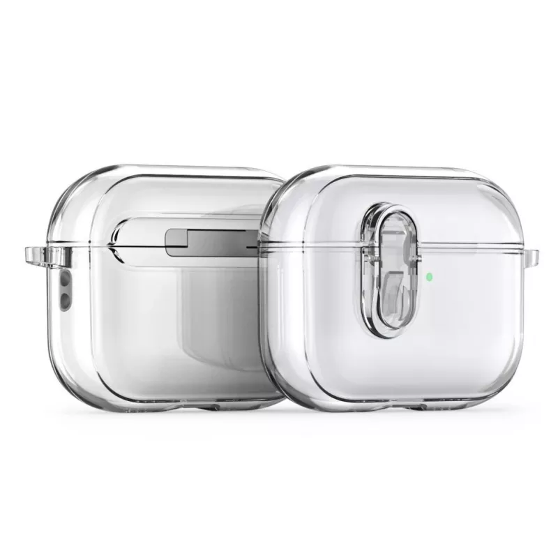 Dux Ducis Apple AirPods Pro 3 PECL Series PC+TPU-kotelo koukulla läpinäkyvä
