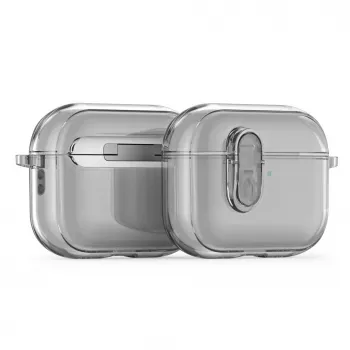 Dux Ducis Apple AirPods Pro 3 PECL Series PC+TPU -suojus koukulla harmaa