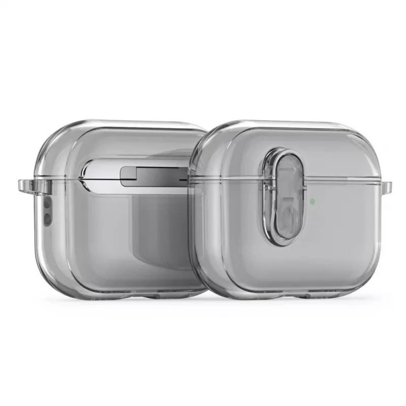 Dux Ducis Apple AirPods Pro 3 PECL Series PC+TPU -suojus koukulla harmaa