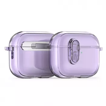 Dux Ducis Apple AirPods Pro 3 PECL Series PC+TPU -kuori koukulla liila