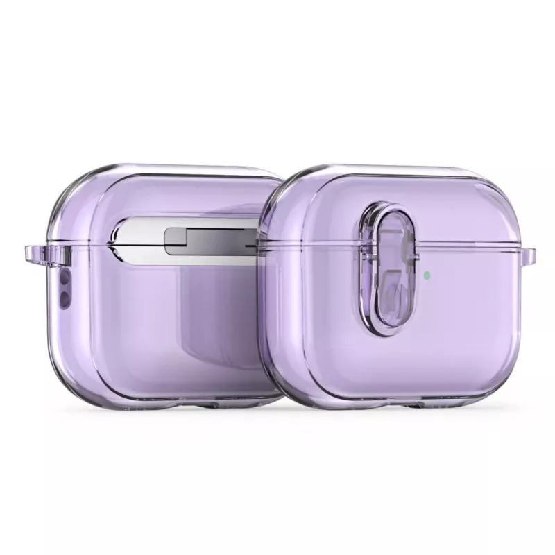 Dux Ducis Apple AirPods Pro 3 PECL Series PC+TPU -kuori koukulla liila