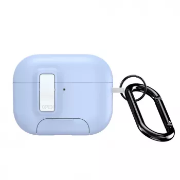 Dux Ducis Apple AirPods Pro 3 PECQ Series PC+TPU -kotelo koukulla valkoinen sininen