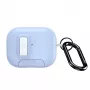 Dux Ducis Apple AirPods Pro 3 PECQ Series PC+TPU -kotelo koukulla valkoinen sininen
