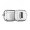 Dux Ducis Apple AirPods Pro 3 PECR Series PC+TPU-kotelo koukulla harmaa