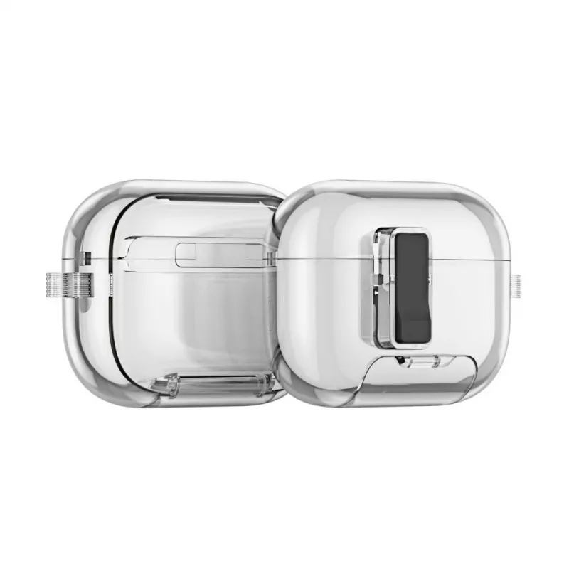 Dux Ducis Apple AirPods Pro 3 PECR Series PC+TPU-kotelo koukulla harmaa