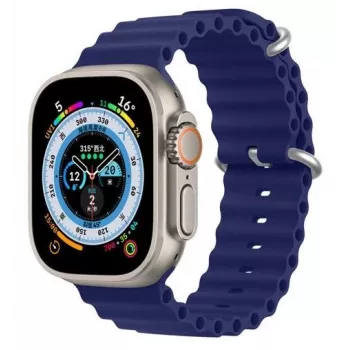 Dux Ducis Apple -silikoniranneke Apple Watch 38/40/41/42mm Navy Blue
