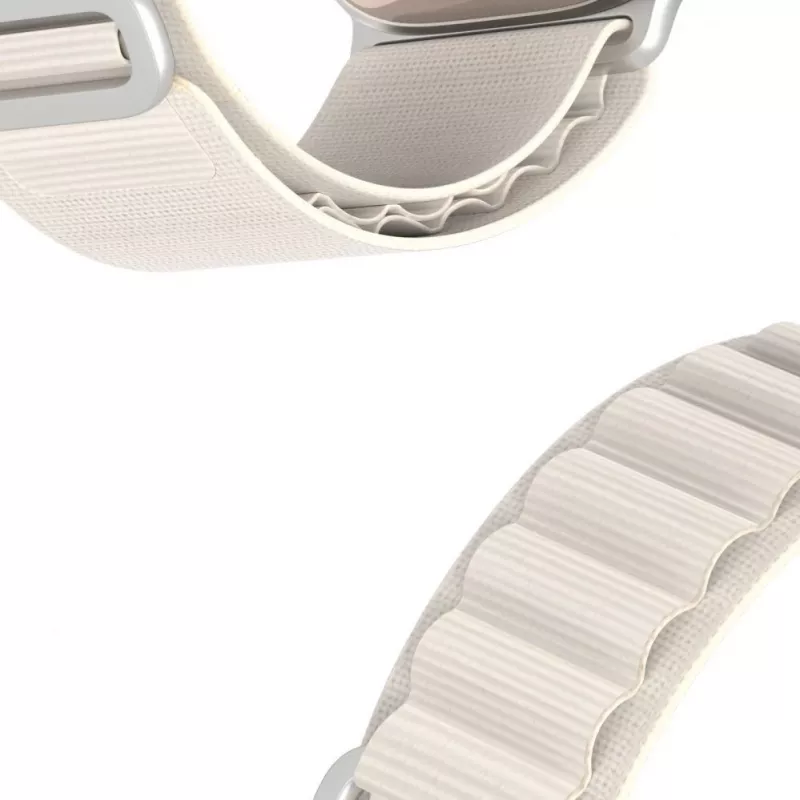 Dux Ducis Apple Sport Buckle -ranneke Apple Watch 42/44/45/46/49 mm starlight