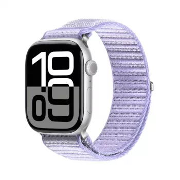 Dux Ducis Apple Watch 38/40/41/42MM YE nylonpunottu rannekke silmukka violetti