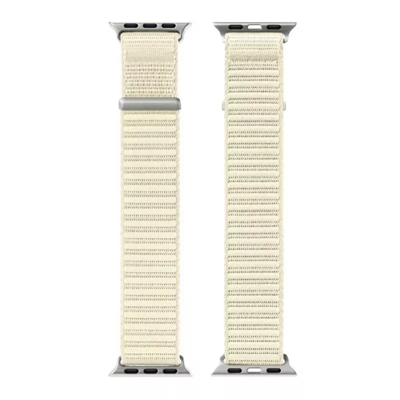Dux Ducis Apple Watch 38/40/41/42mm YE nailonpunottu rannekoru Starlight