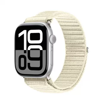 Dux Ducis Apple Watch 38/40/41/42mm YE nailonpunottu rannekoru Starlight