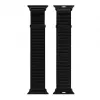 Dux Ducis Apple Watch 42/44/45/46/49mm YE nylon punottu ranneke musta