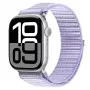 Dux Ducis Apple Watch 42/44/45/46/49 mm YE Nylon Braided Loop -ranneke violetti
