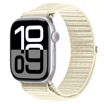 Dux Ducis Apple Watch 42/44/45/46/49MM YE nylon punottu ranneke starlight