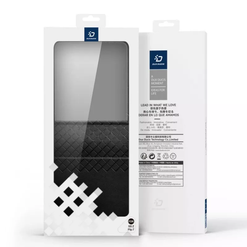 DUX DUCIS Bril -kotelo Samsung Galaxy Z Flip7 5G - musta