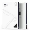 Dux Ducis Domo Series taitettava kotelo kynätaskulla Samsung Galaxy Tab S9 FE/S10 FE:lle, musta
