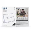 Dux Ducis Domo Series Tri-fold teline PU-nahkainen tablettikotelo Samsung Galaxy Tab A9 / Tab A11:lle, musta