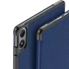 Dux Ducis Domo Series Tri-fold teline PU-nahkainen tablettikotelo Xiaomi Redmi Pad 2 Pro:lle, sininen