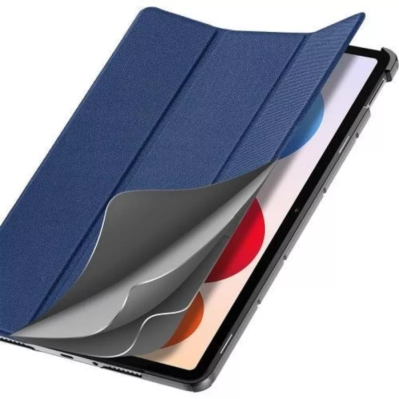 Dux Ducis Domo Series Tri-fold teline PU-nahkainen tablettikotelo Xiaomi Redmi Pad 2 Pro:lle, sininen