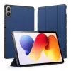 Dux Ducis Domo Series Tri-fold teline PU-nahkainen tablettikotelo Xiaomi Redmi Pad 2 Pro:lle, sininen