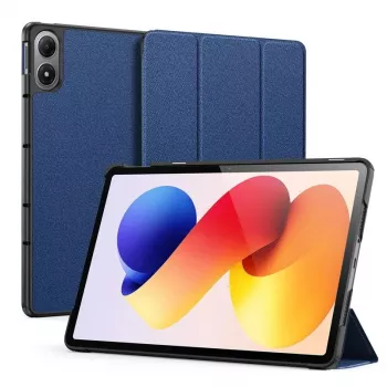 Dux Ducis Domo Series Tri-fold teline PU-nahkainen tablettikotelo Xiaomi Redmi Pad 2 Pro:lle, sininen