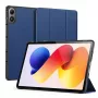 Dux Ducis Domo Series Tri-fold teline PU-nahkainen tablettikotelo Xiaomi Redmi Pad 2 Pro:lle, sininen