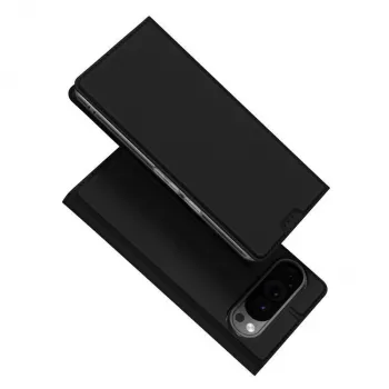 Dux Ducis Google Pixel 9 Pro XL -kirjakotelo korttipaikalla, musta