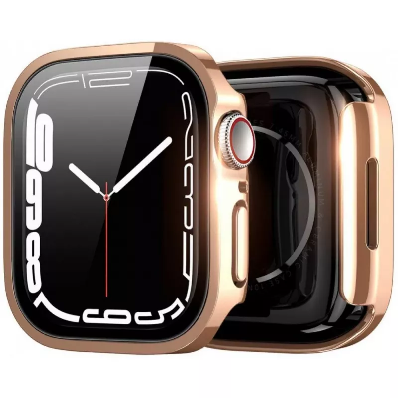 Dux Ducis Hamo Apple Watch Series 7/8/9 kotelo (PC) 41 mm rose gold