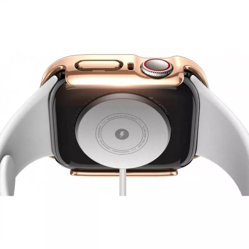 Dux Ducis Hamo Apple Watch Series 7/8/9 kotelo (PC) 45mm Rose Gold