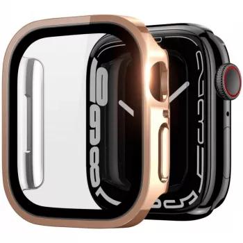 Dux Ducis Hamo Apple Watch Series 7/8/9 kotelo (PC) 45mm rose gold