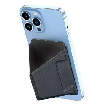 Dux Ducis Magnetic PU Leather Wallet Stand -kotelo Apple iPhone 13 Pro Max:lle - musta