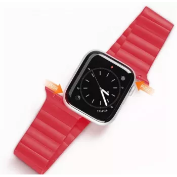 Dux Ducis magneettinen ranneke Apple Watch 7/6/5/4/3/2/SE (41/40/38 mm) magneettiranneke punainen