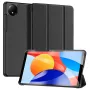 Dux Ducis Redmi Pad SE 8.7 Domo Series kolmeen osaan taittuva teline PU-nahkainen tablettikotelo musta