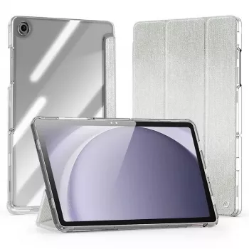 Dux Ducis Samsung Galaxy Tab A9 Plus TPU+PC+nahka kirkas kuori vaaleanvihreä