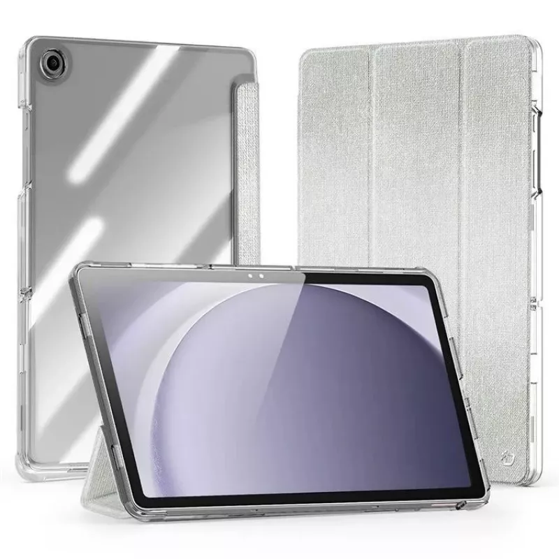 Dux Ducis Samsung Galaxy Tab A9 Plus TPU+PC+nahka kirkas kuori vaaleanvihreä