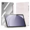 Dux Ducis Samsung Galaxy Tab A9 Plus TPU+PC+nahka läpinäkyvä kotelo vaaleanpunainen