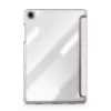 Dux Ducis Samsung Galaxy Tab A9 Plus TPU+PC+nahka läpinäkyvä kotelo vaaleanpunainen