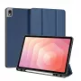 Dux Ducis Samsung Galaxy Tab S11 Domo Series Tri-fold Stand PU-nahkainen tablet-kotelo sininen
