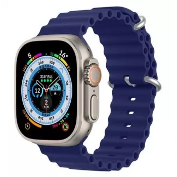 Dux Ducis Silicone Sport Band Apple Watch 45/44/42 mm - Navy Blue